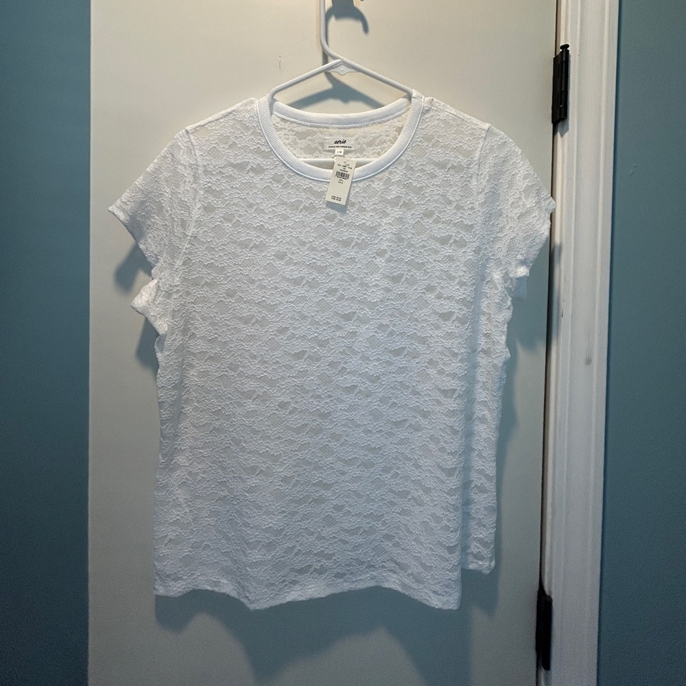 Aerie Lace Tee